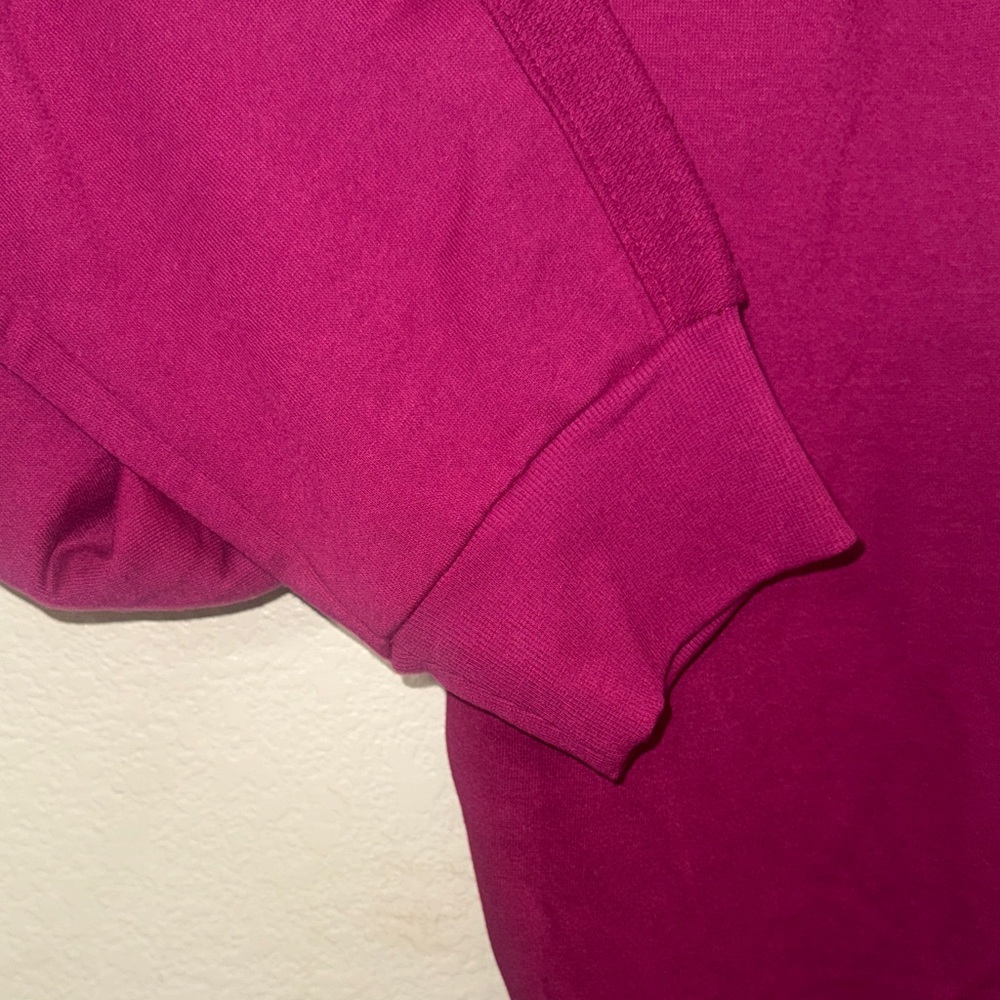 Time and Tru Terry Trim “Raspberry” Track/Jogger Pants - Picture 8 of 9